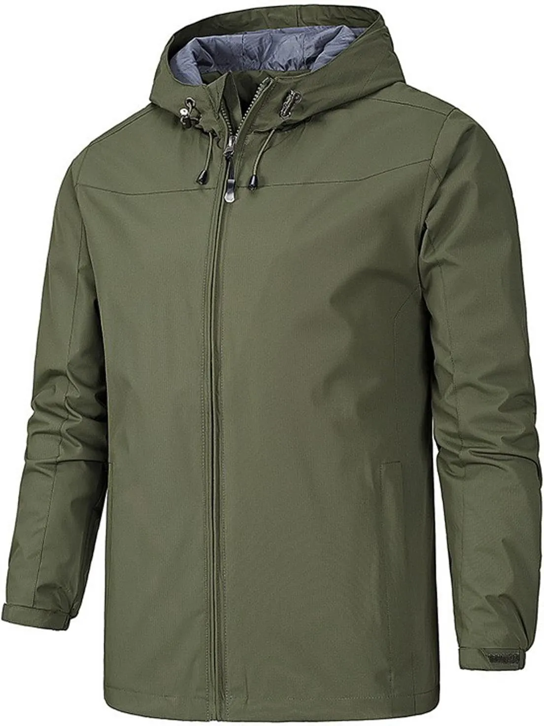 Waterproof Jackets for Men Raincoat for Men with Hood Mens Windbreaker Jackets Lightweight Winter Coats Fall Jackets
