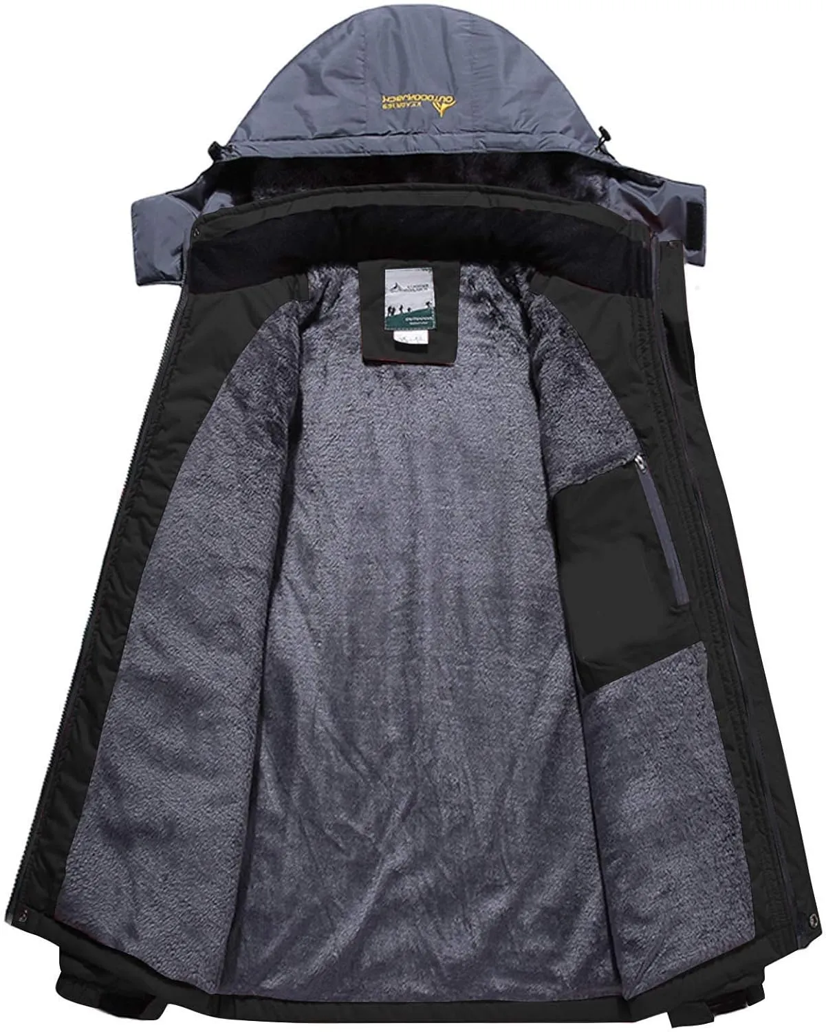 Windbreaker Snowboarding Raincoat Jackets Man's Waterproof Hooded Warm Men's Coats & Jackets Men Winter Work