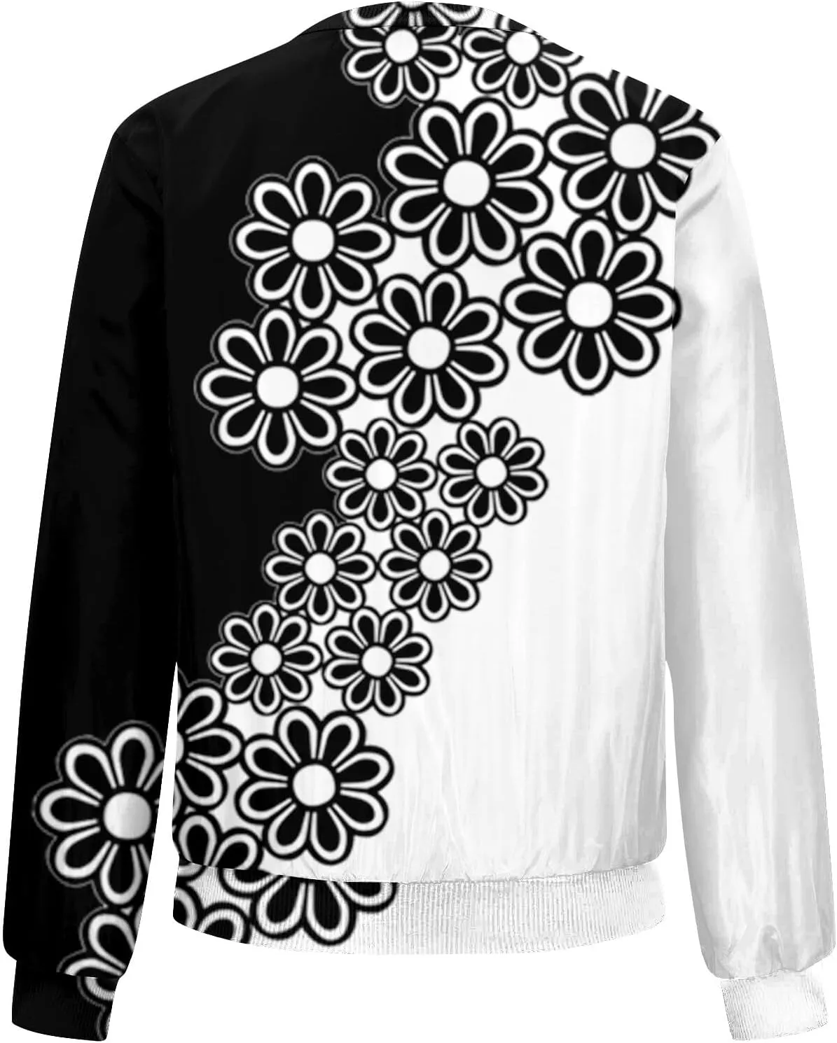 Women's Casual Bomber Jacket Lightweight Windbreaker Jackets Long Sleeve Windproof Spring Fall Jackets with Pockets