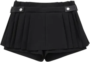 Women's Low Waist Mini Pleated Skirt Short Tennis Skirt Bottoms A Line Pink Women's Dress