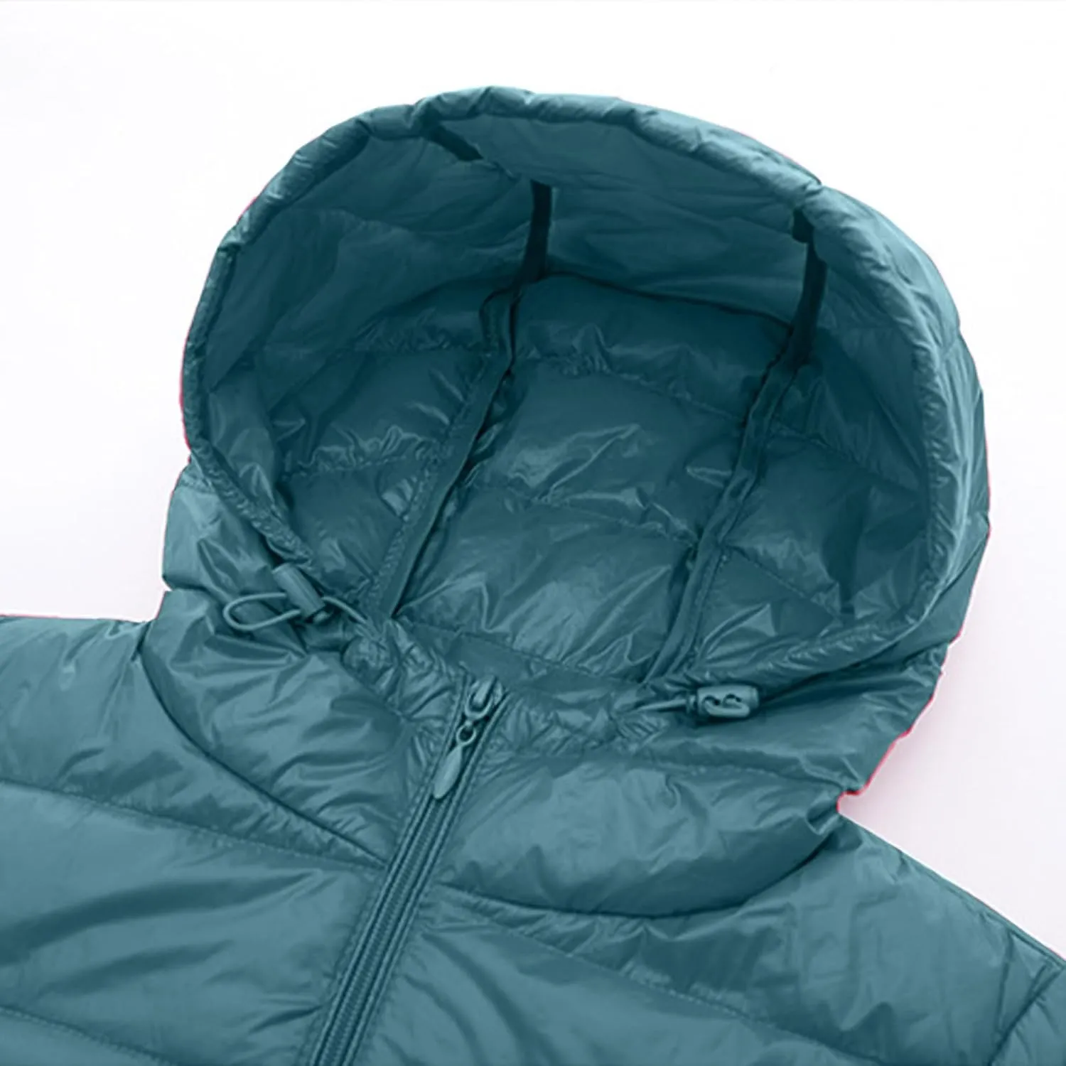 Womens Quilted Jacket 2024 Winter Plus Size Long Puffer Jacket Long Sleeve Hooded Down Coats Fall Fashion Outerwear