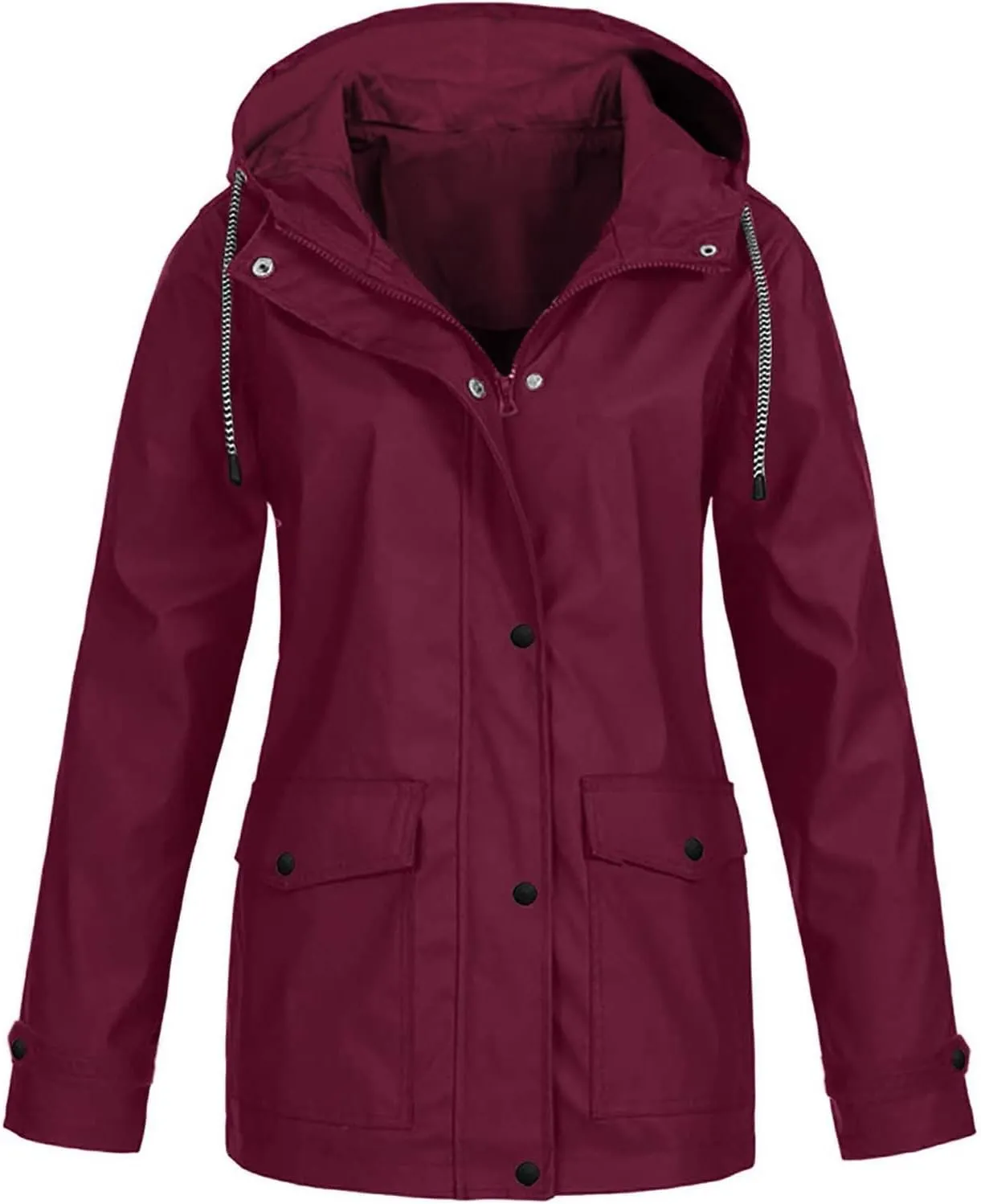 Women's Raincoats Women's Waterproof Lightweight Rain Jackets Womens Rain Jackets Waterproof with Hood