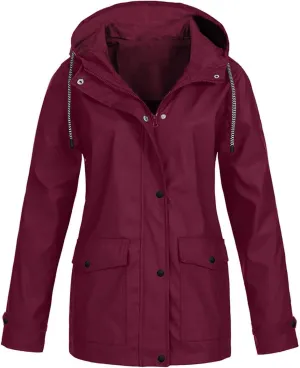 Women's Raincoats Women's Waterproof Lightweight Rain Jackets Womens Rain Jackets Waterproof with Hood