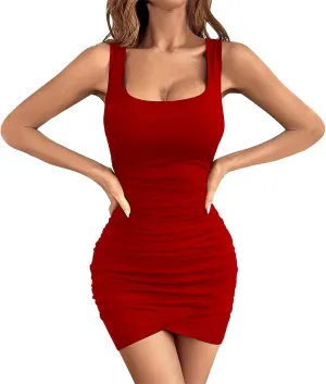 Women's Sexy Elegant Trendy Bodycon Cold Shoulder Sheath Long Sleeve Solid Color Prom Party Cocktail Dresses, S-L