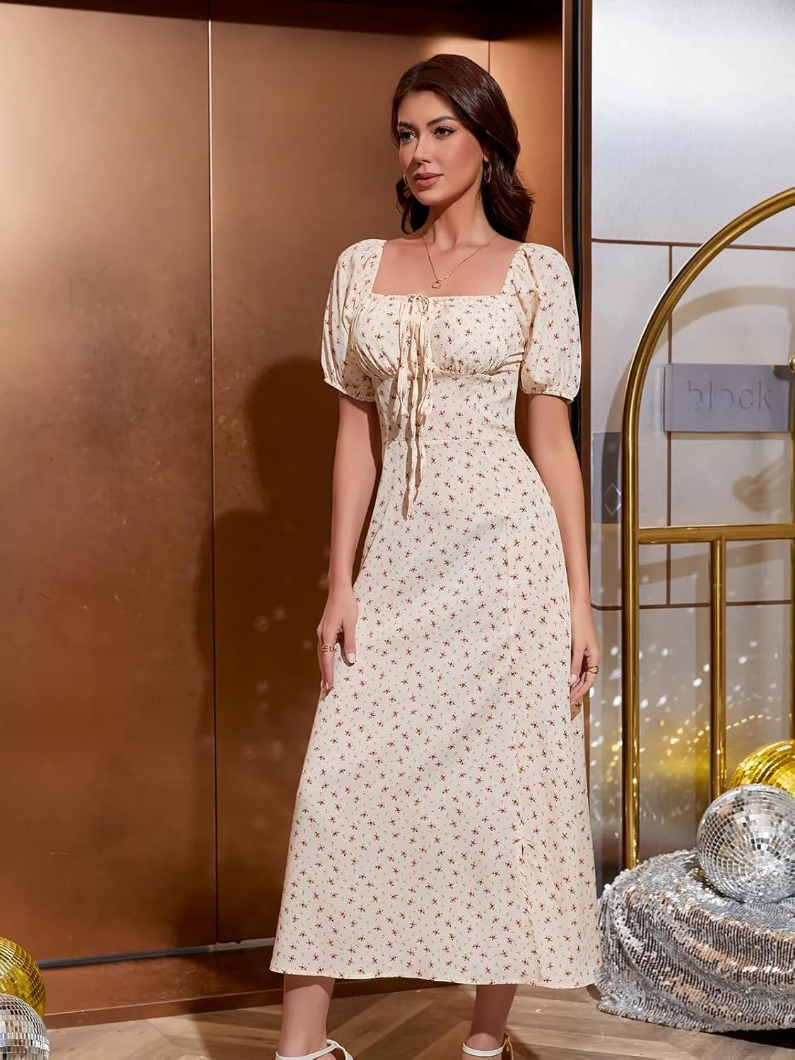 Women's Summer Club & Night Out Dresses Elegant Evening Party Cocktail Sexy Ruched Prom Wedding Guest Maxi Dress