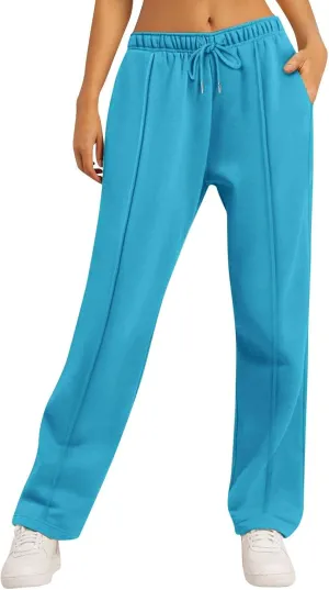 Womens Sweatpants Gym Cute Hiking Casual Thermal Joggers Comfy Sports Trendy Fashion Bottoms Pants Trousers