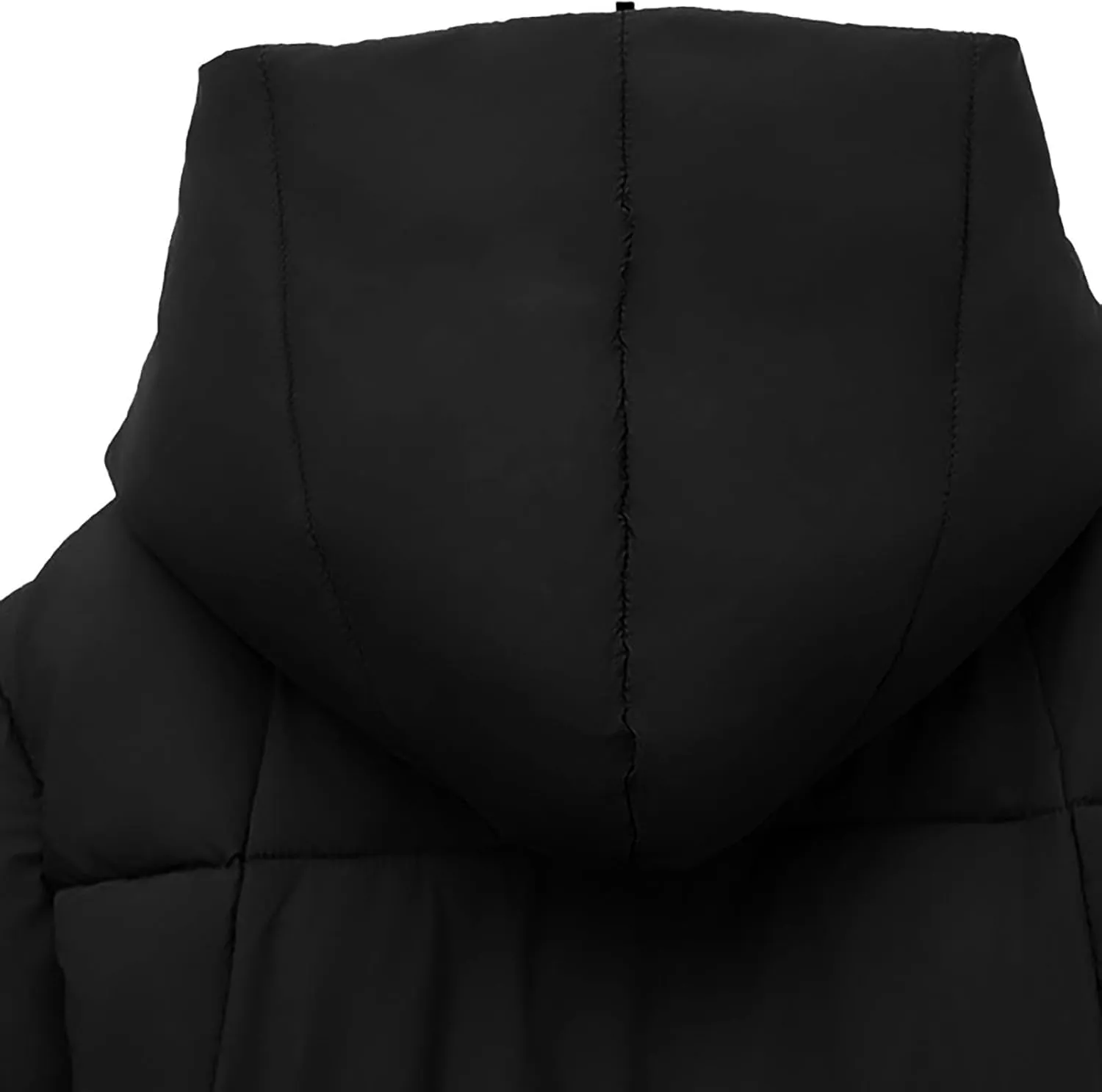 Women's Winter Down Jacket Long Quilted Puffer Coat Warm Zipper Hooded Slim Fit Outerwear Winter Long Coat Jacket