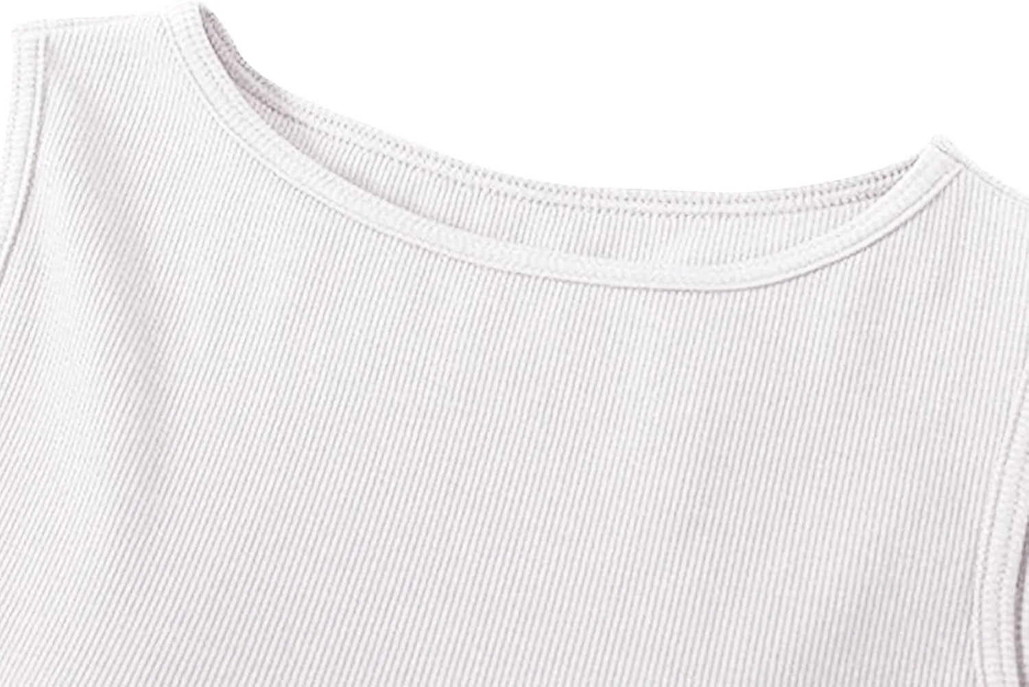 Womne Ribbed Tank Top with Built in Bra Sleevless Slim Fitted Push Up Padded Bra Tanks Shirt Teen Girls Basic Tee