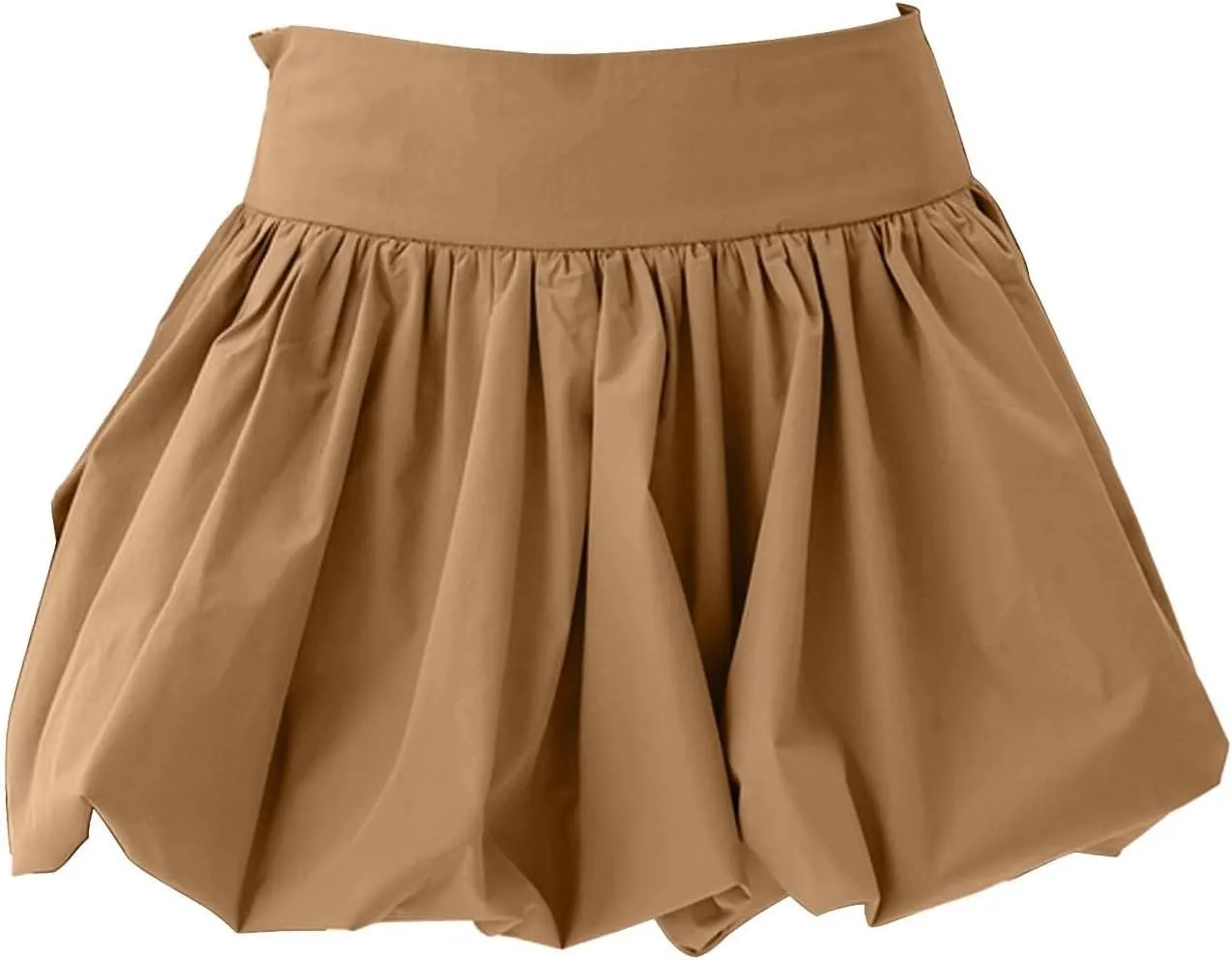 ZYXTIM Balloon Skirts for Women Y2k Girls Bubble Mini Skirt Low Waist Ruffle Hem Puffy Skirt 2024 Mini Skirt Party Streetwear